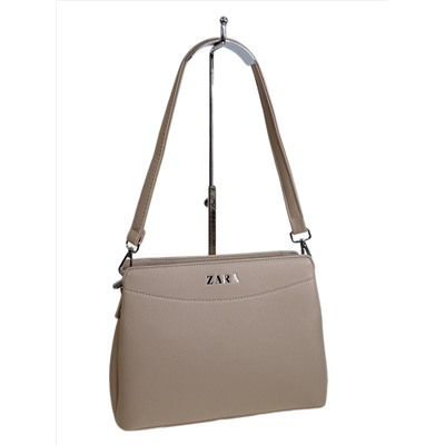 Женская сумка из искусственной кожи, цвет светло бежевый