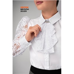 Нарядная блузка для девочки с длинным рукавом Happyfox