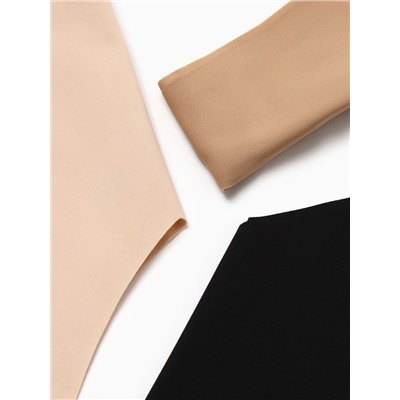 Трусы бесшовные бразильяно KAFTAN, набор 3 шт., размер 44-46