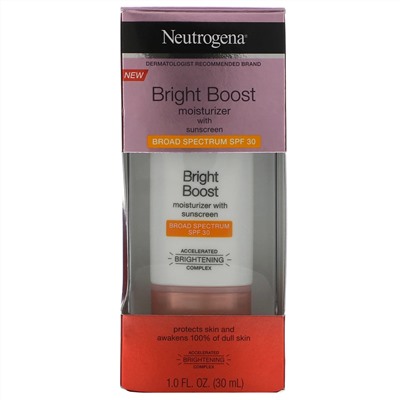Neutrogena,  Bright Boost Moisturizer, SPF 30, 1 fl oz (30 ml)