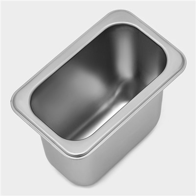 Гастроёмкость GN 1/9 Hanna Knövell, 150 мм, 17.6×11.2×15 см, толщина 0.6 мм, нержавеющая сталь