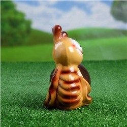 Садовая фигура из гипса «Улитка Улыбка», 17×8×16 см