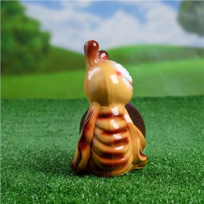 Садовая фигура из гипса «Улитка Улыбка», 17×8×16 см