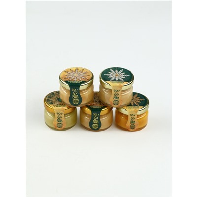 Подарочный набор новогодний «Волшебного нового года»: чай, крем-мёд