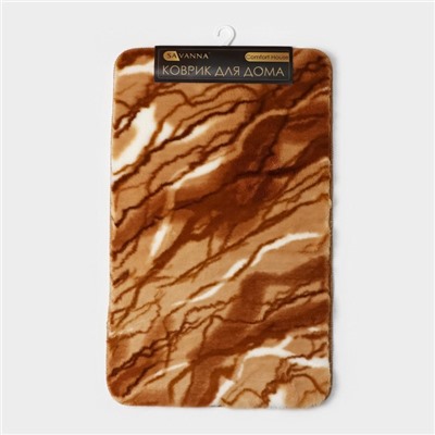 Коврик SAVANNA «Мечта», 50×80 см, бежевый