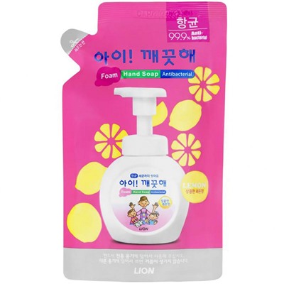 LION AI KEKUTE FOAM Жидкое пенное мыло для рук с ароматом лимона 200 мл