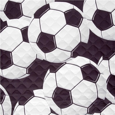 Покрывало 1.5-спальное «Этель. Футбольный мяч», 145×210±5 см, микрофибра