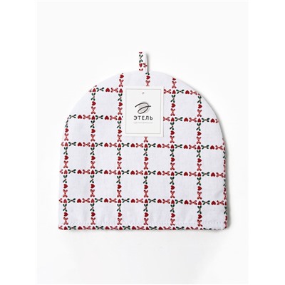 Грелка на чайник «Этель» Flower Cage, 28×28 см, 100% хлопок, рогожка 186 г/м²