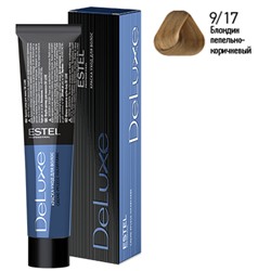 ЭстельDeLuxe Крем-краска для волос 9/17 Блондин пепельно-коричневый 60 мл