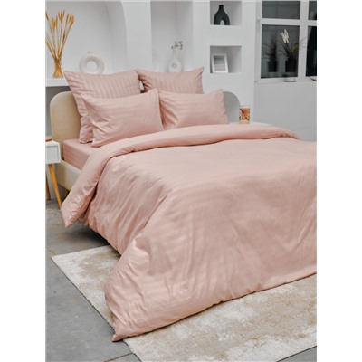 Пододеяльник Микрофибра Страйп - Пудра