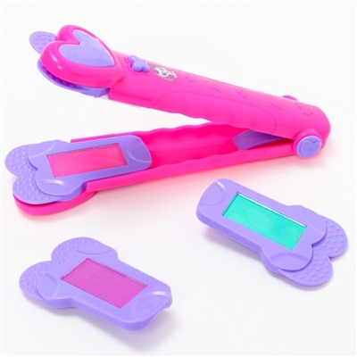 УЦЕНКА Набор мелки для волос с аксессуарами с блёстками 2в1 «Студия красоты» My little pony