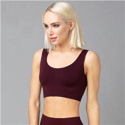 Бюстье женское Giulia, цвет темно-бордовый, размер 42-46 (S-M)