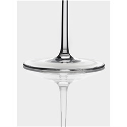 Бокалы для вина Magistro «Амьен», 530 мл, h=28 см, набор 2 шт., стекло, прозрачные