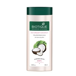 Biotique Creamy Coconut Lotion/ Биотик Кокосовый лосьон для тела  200мл