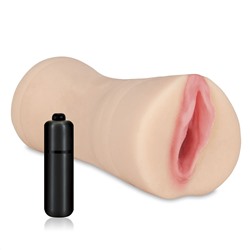 Мастурбатор-вагина с вибропулей VIBRATING PUSSY