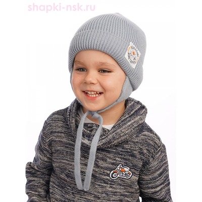 21904 B-W Шапка для мальчика (46-54)