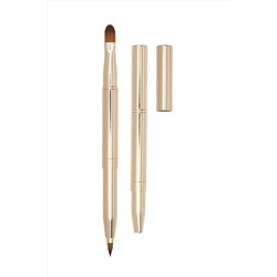 Nail Art Двусторонняя кисть для нанесения точечного макияжа губ, золотистый KRISTALLER, 1112171