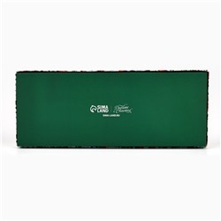 Коробка складная под 12 конфет новогодняя «Снегири», 3.5×10.5×26.5 см