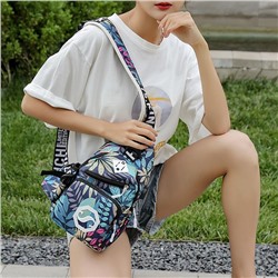 445-2 крас Рюкзак на одно плечо женский (32х17х7)