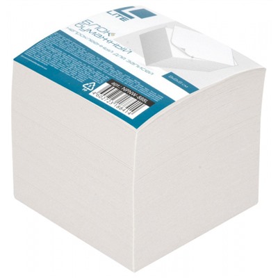 Бумага для заметок 8х8х8 см "Куб" белая непроклеенная, белизна 70% NPNW-888L LITE