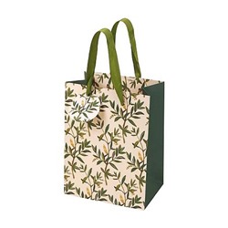 Пакет бумажный 18 х 23 х 10 см PREMIUM "FLORA. ОЛИВА" 2-851/16 Bruno Visconti