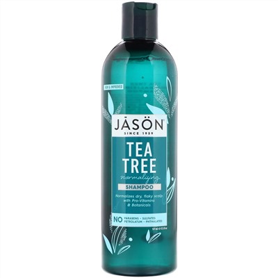 Jason Natural, Normalizing Tea Tree Shampoo, 17.5 fl oz (517 ml)