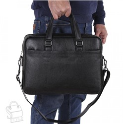 Портфель мужской кожаный 8272-8QH black Heanbag