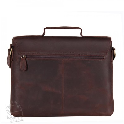 Портфель мужской кожаный 35502Z d.brown Zinimsk