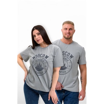 Футболка мужская 8503 (Серый_москва)