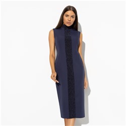 Платье-футляр‑футляр, Поцелуй удачи (night, с манжетами)