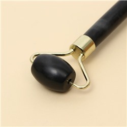 Массажер для лица, гуаша набор «Enjoy», антраконит 14.2×5.5 см