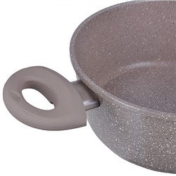 25085 Кастрюля алюм. 3,3л 22см с.кр МРАМОР/КРОШКА MB (х6)