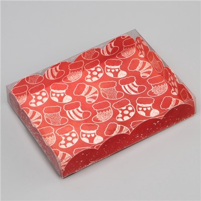 Коробка для печенья «Время чудес», 14×10.5×2.5 см, Новый год