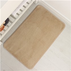 Коврик для дома Доляна «Софт», 50×80 см, бежевый