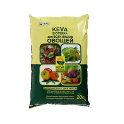 Почвогрунт для всех видов Овощей KEVA BIOTERRA, 20 л