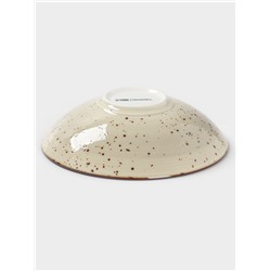 Тарелка глубокая Magistro Mediterana, 900 мл, d=20.8 см, фарфор, бежевая