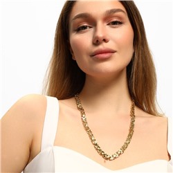 Цепочка на шею ювелирная бижутерия Итальянское золото (покрытие желтое 14к), арт.213.286