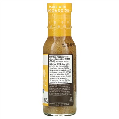 Primal Kitchen, Honey Mustard Vinaigrette & Marinade Made with Avocado Oil, 8 fl oz (236 ml)
