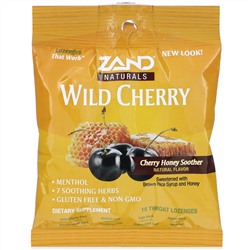 Zand, Wild Cherry, Honey Soother, 15 Throat Lozenges