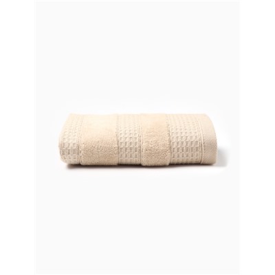 Полотенце махровое LoveLife «Макан» 70×130 см, бежевое, 100% хлопок, 480 г/м²