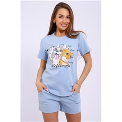 Пижама ЕКШ-1069 (Голубой)