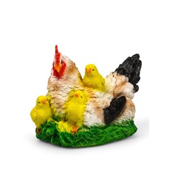 Садовая фигура из полистоуна «Курица Наседка», 27×20×22 см