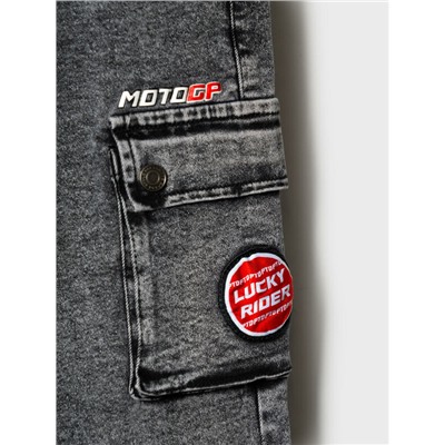 Брюки текстильные джинсовые для мальчиков