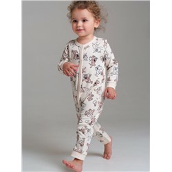 Комбинезон детский трикотажный для девочек, 2 шт в комплекте