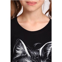 Пижама с шортами для девочки Кот светящийся Арт. ПД-009-070 НАТАЛИ, 1056155