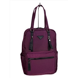 Женская сумка - рюкзак из текстиля, цвет фиолетовый