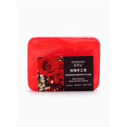 Мыло ручной работы с эфирным маслом розы, 85 г