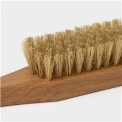 Щётка для обуви SAVANNA, 21×3.5 см, 59 пучков, натуральный волос