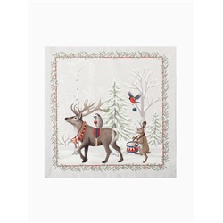 Набор салфеток сервировочных «Этель. Новогоднее чудо», 4 шт., серые, 40×40 см