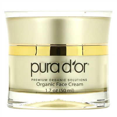 Pura D'or, Golden Glow Face Cream PM, 1.7 oz (50 ml)